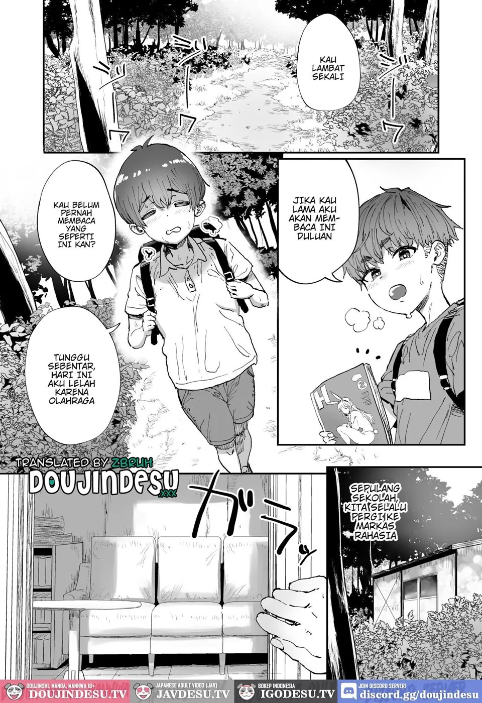Shiranai Onee-san ga Bokura no Himitsu Kichi ni Yattekita! Chapter 1