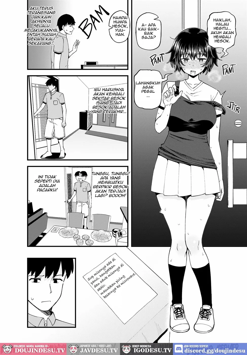 Soen ni Natteta Osananajimi ga Okuchi Onaho Gayoi Shite Kuru Mikkakan Chapter 1