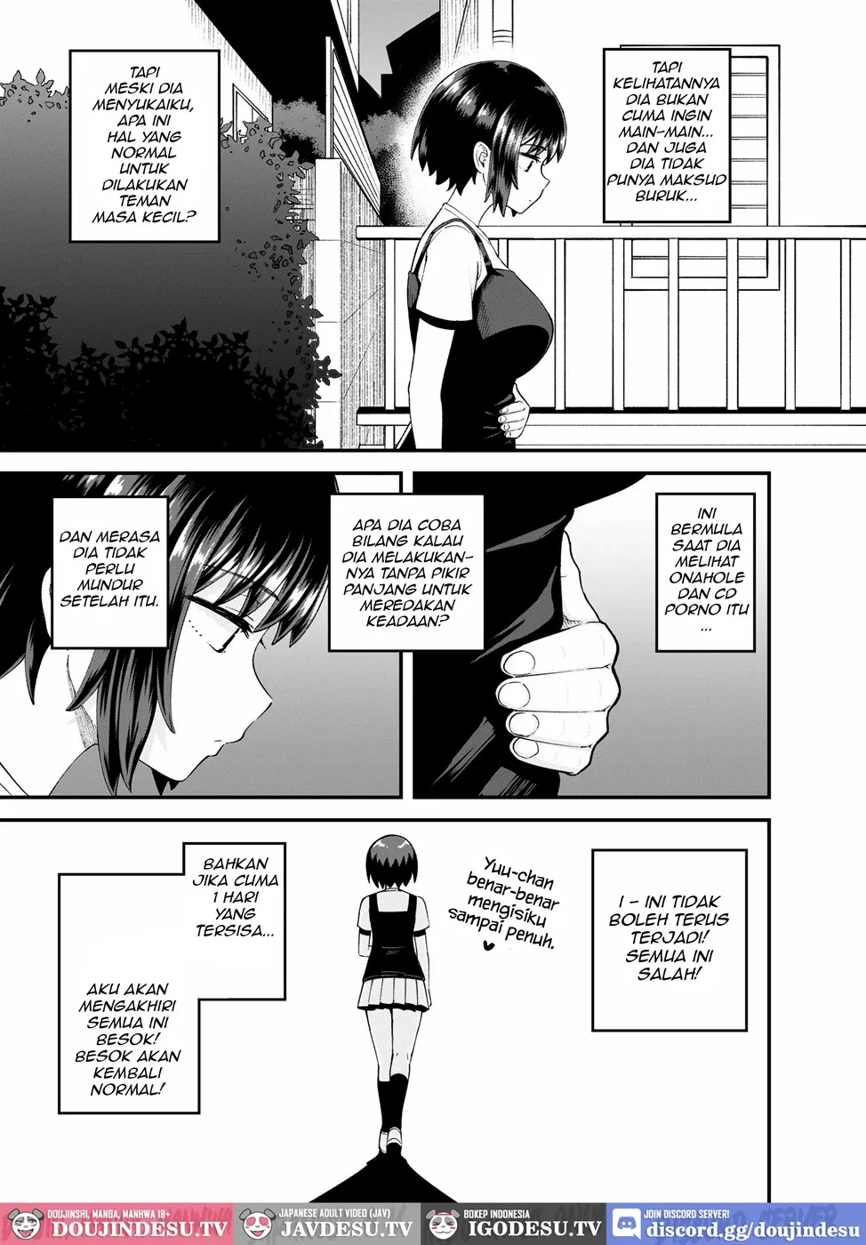 Soen ni Natteta Osananajimi ga Okuchi Onaho Gayoi Shite Kuru Mikkakan Chapter 1