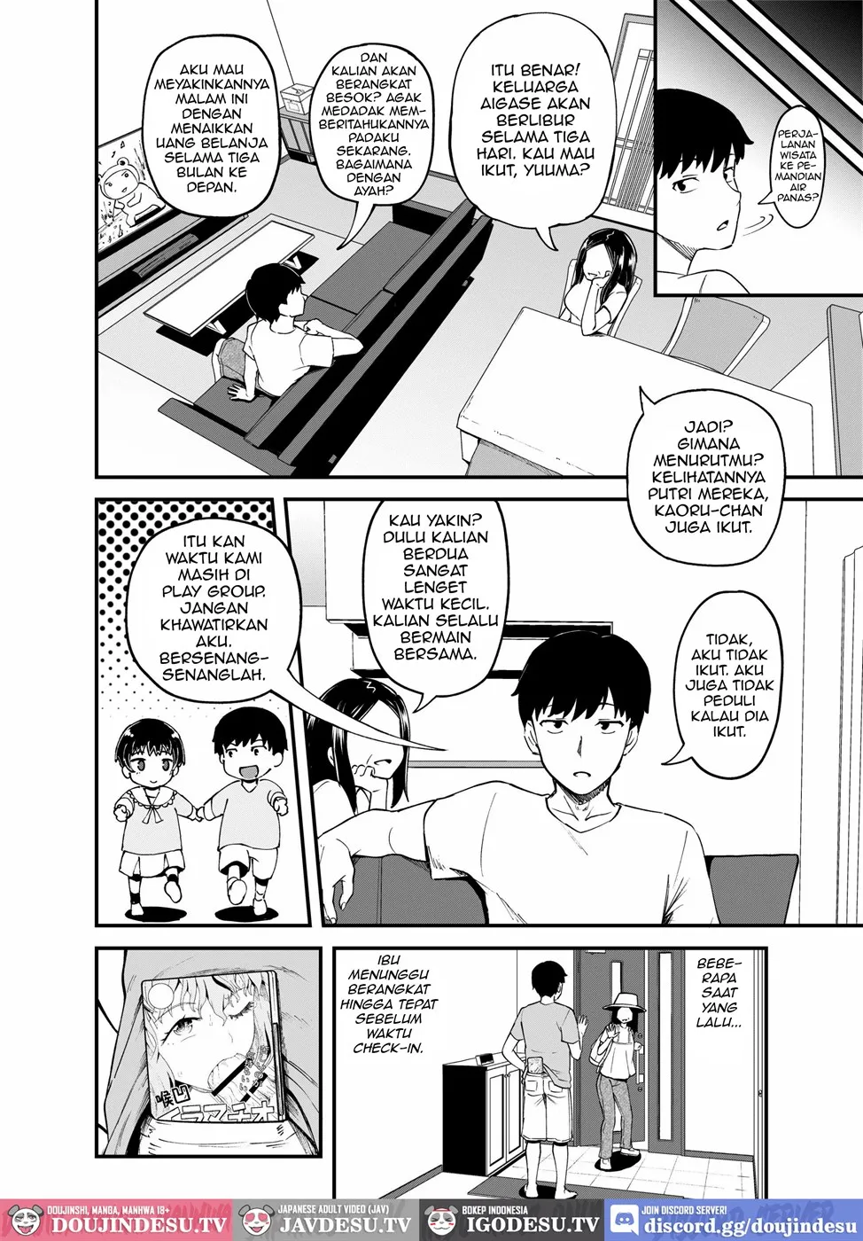 Soen ni Natteta Osananajimi ga Okuchi Onaho Gayoi Shite Kuru Mikkakan Chapter 1
