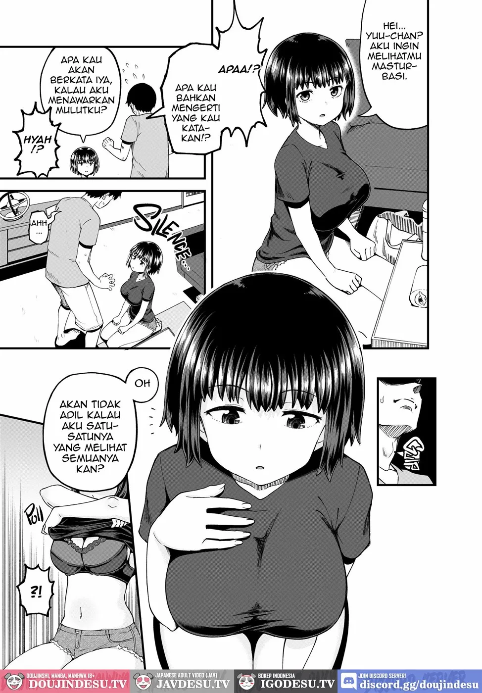 Soen ni Natteta Osananajimi ga Okuchi Onaho Gayoi Shite Kuru Mikkakan Chapter 1