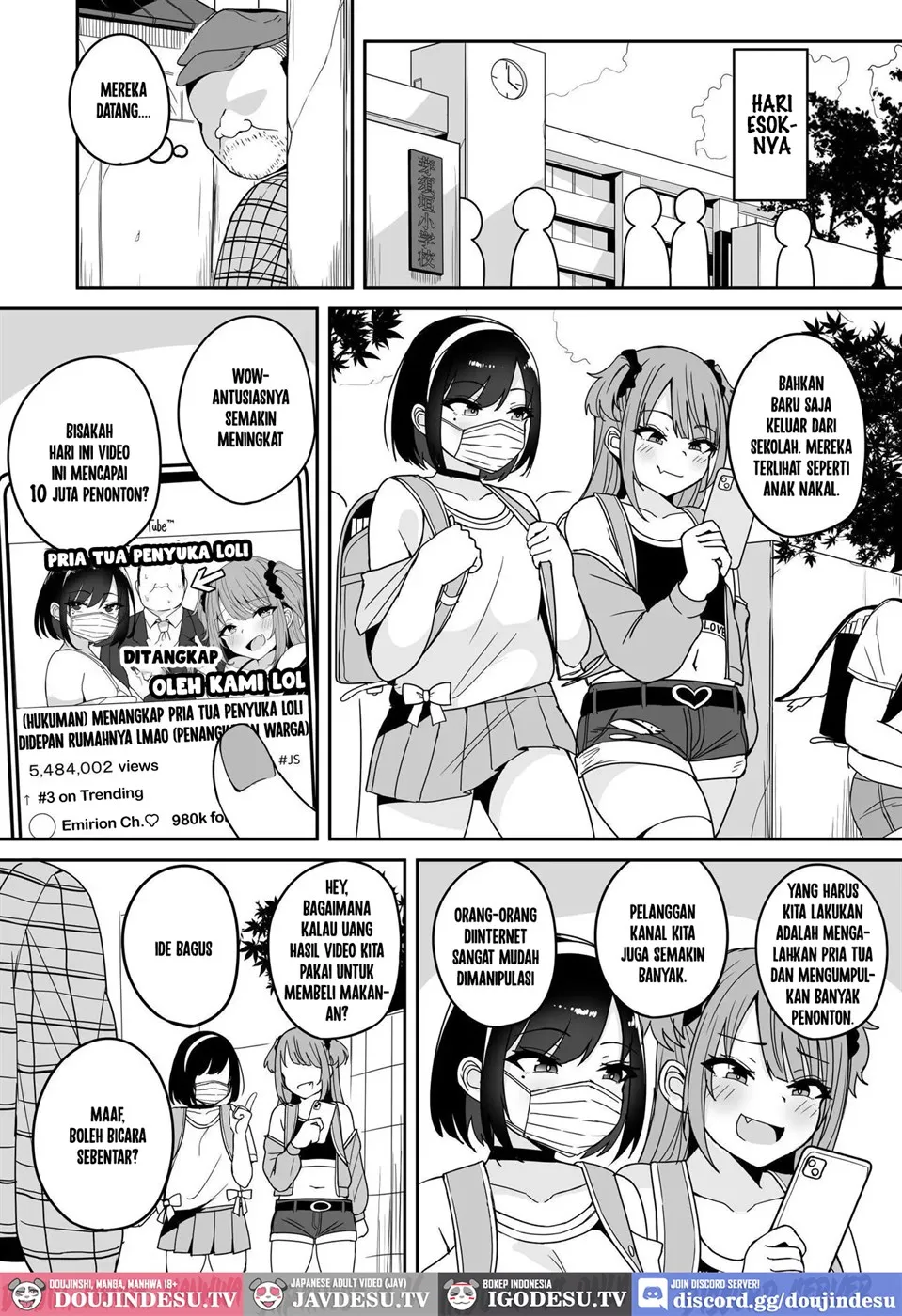 (Sokuhou) Shijin Taihokei Mesugaki Haishinsha, Wakarasetemita Chapter 1