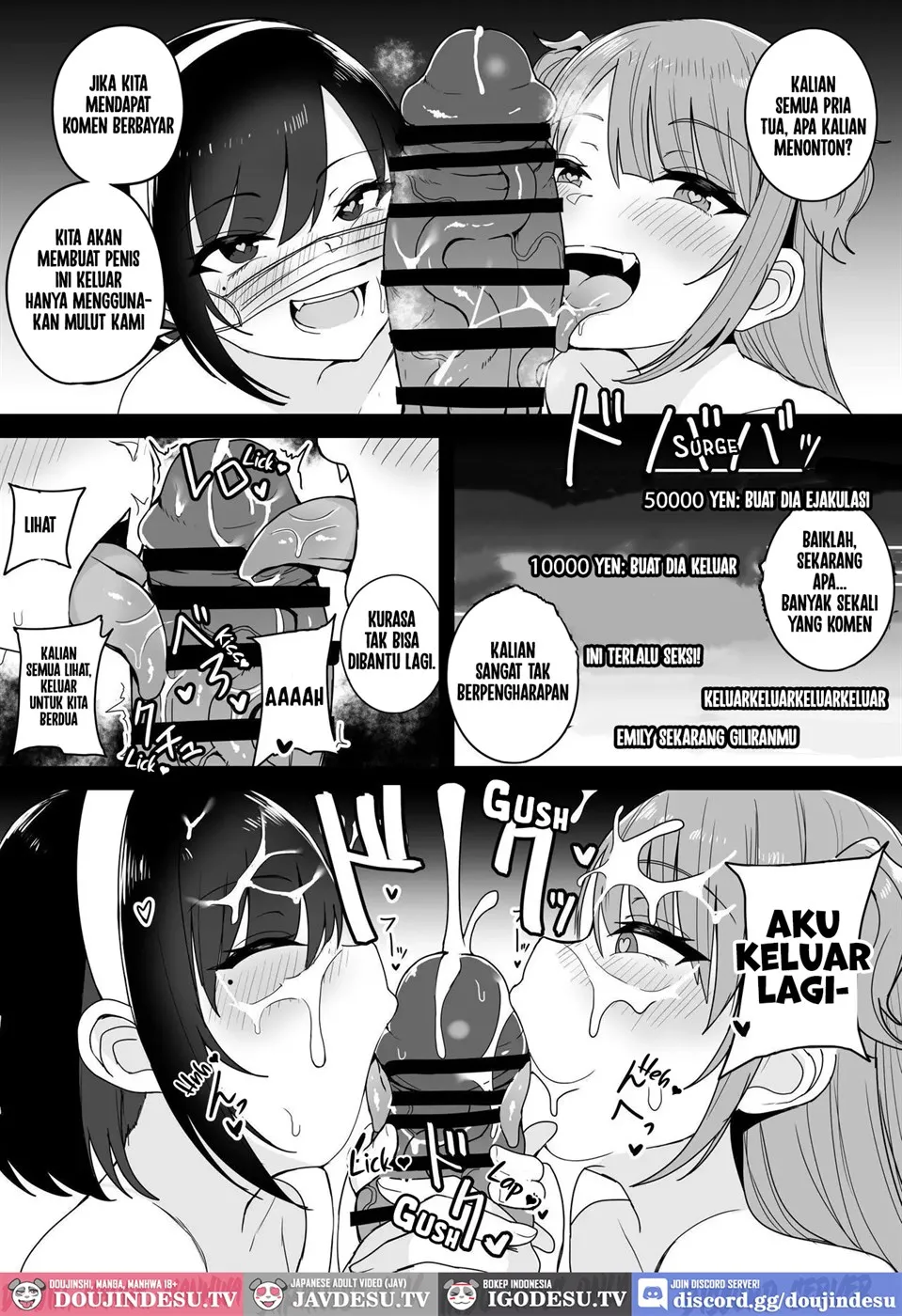 (Sokuhou) Shijin Taihokei Mesugaki Haishinsha, Wakarasetemita Chapter 1
