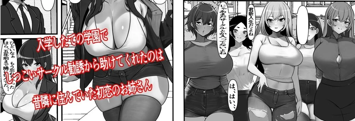 Teisou Gyakuten Toshi Damasarete Nyuukai Shita YariCir Shuudan no Leader ga Dou Mitemo Hatsukoi no Onee-san nano daga Chapter 1