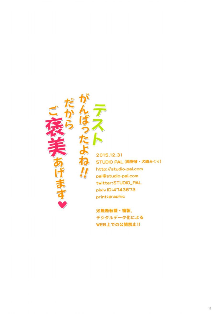 Test Ganbatta yo ne!! Dakara Gohoubi Agemasu Chapter 1
