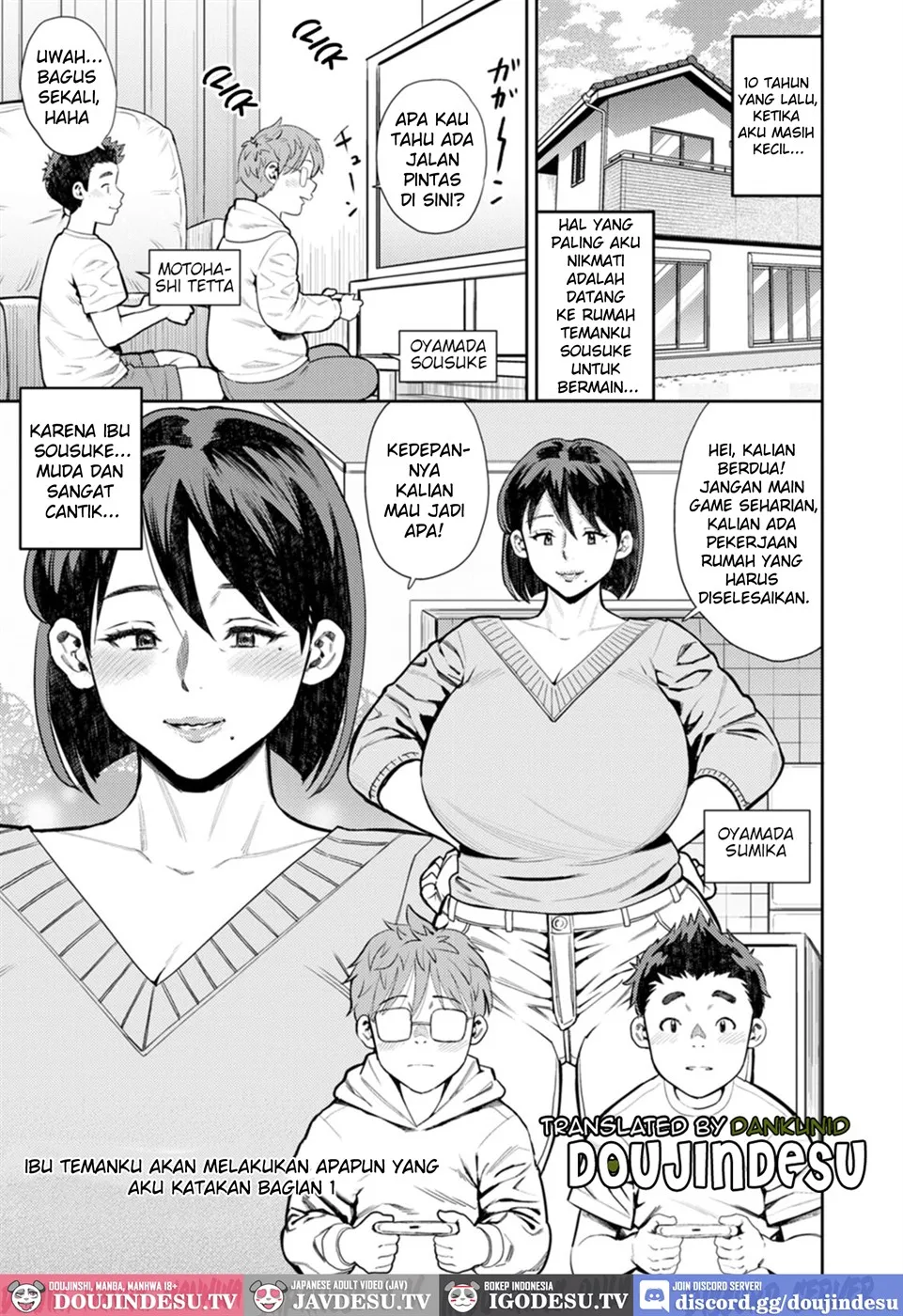 Tomodachi no Haha wa Boku no Iinari Chapter 1