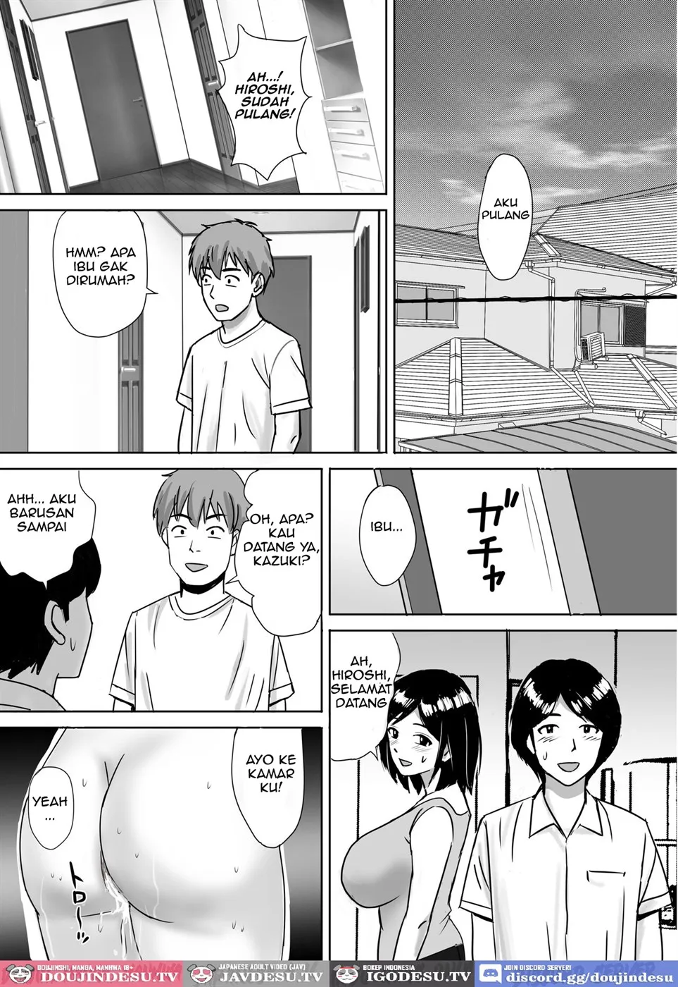 Tomodachi no Kyonyuu Mama to Hamemakuri Chapter 1