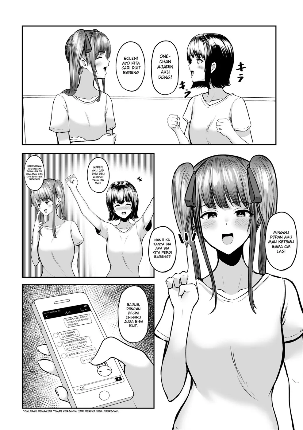 Watashitachi Meimon Onna Gakuen-sei wa Shimai de Papakatsu Shitemasu Chapter 1