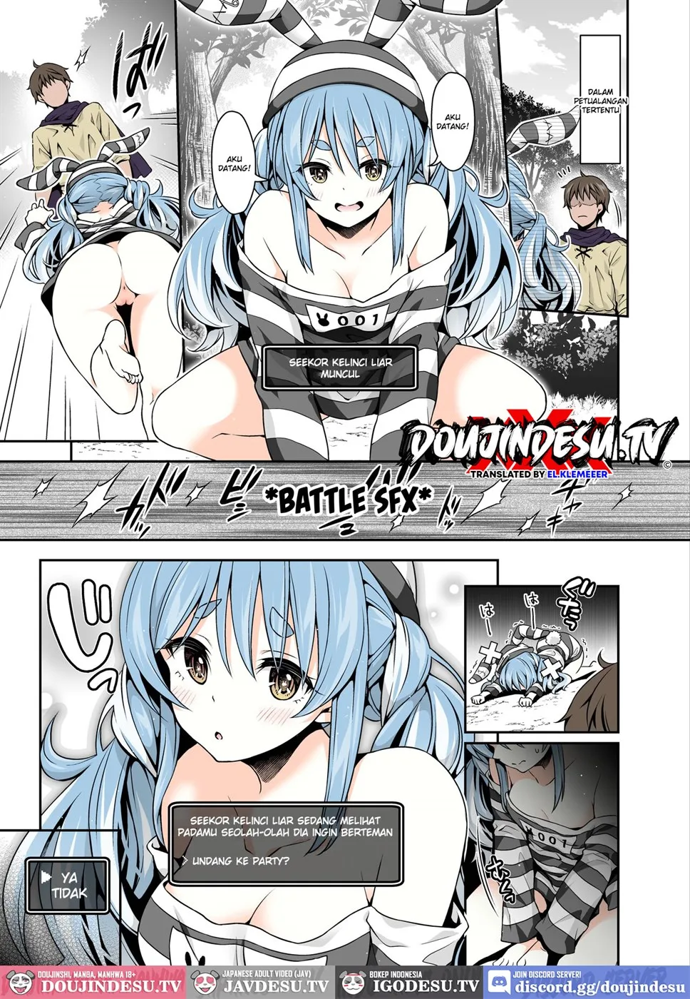 Yasei no Usagi ga Nakama ni Naritasou ni Kochira wo Miteiru Chapter 1