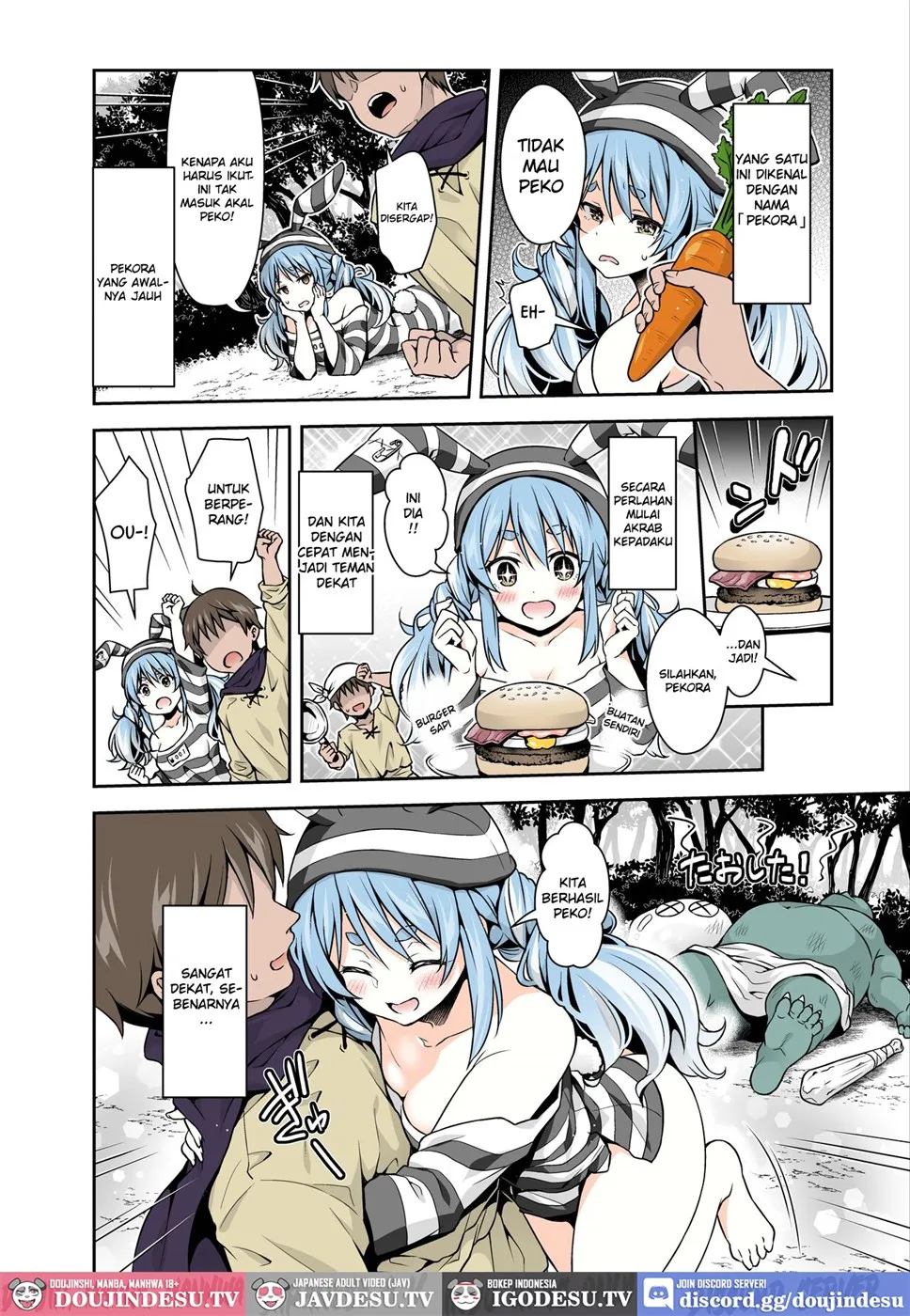 Yasei no Usagi ga Nakama ni Naritasou ni Kochira wo Miteiru Chapter 1