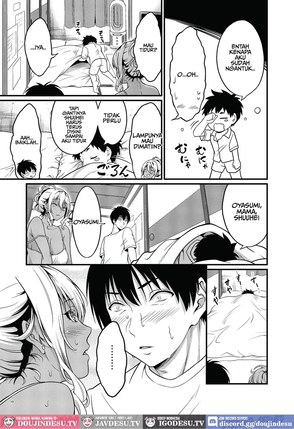 Yojouhan Ikken Apart de Komochi Dosukebe Rinjin to Asedaku Noukou na Otsukiai Chapter 1