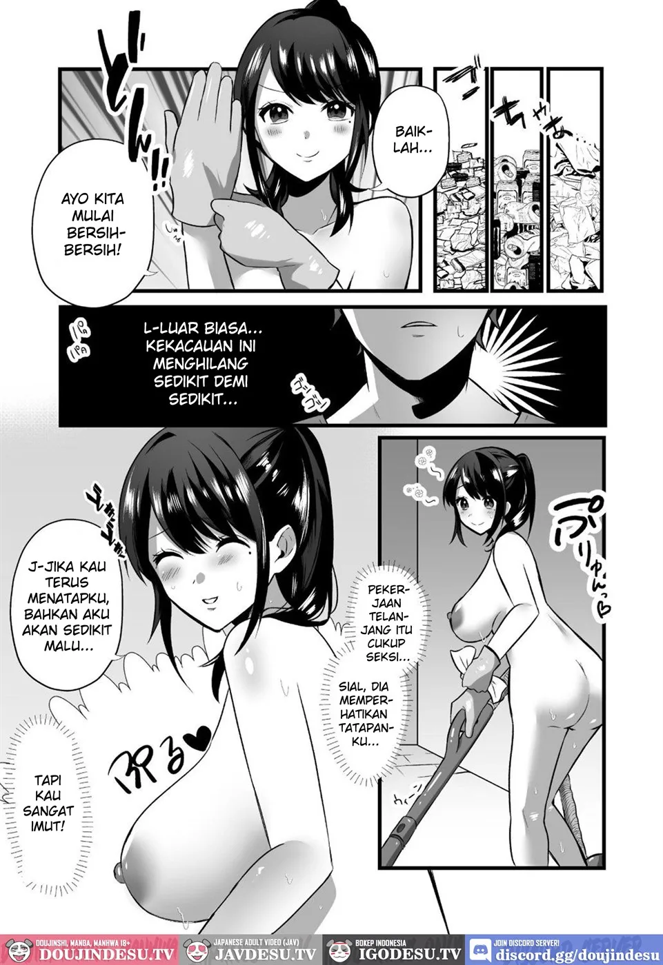 [Zenra de Kaji Daikou] Hitozuma Kaseifu-san ga Hikikomori de Motenai Boku ni Yasashiku Shite kureta Chapter 1