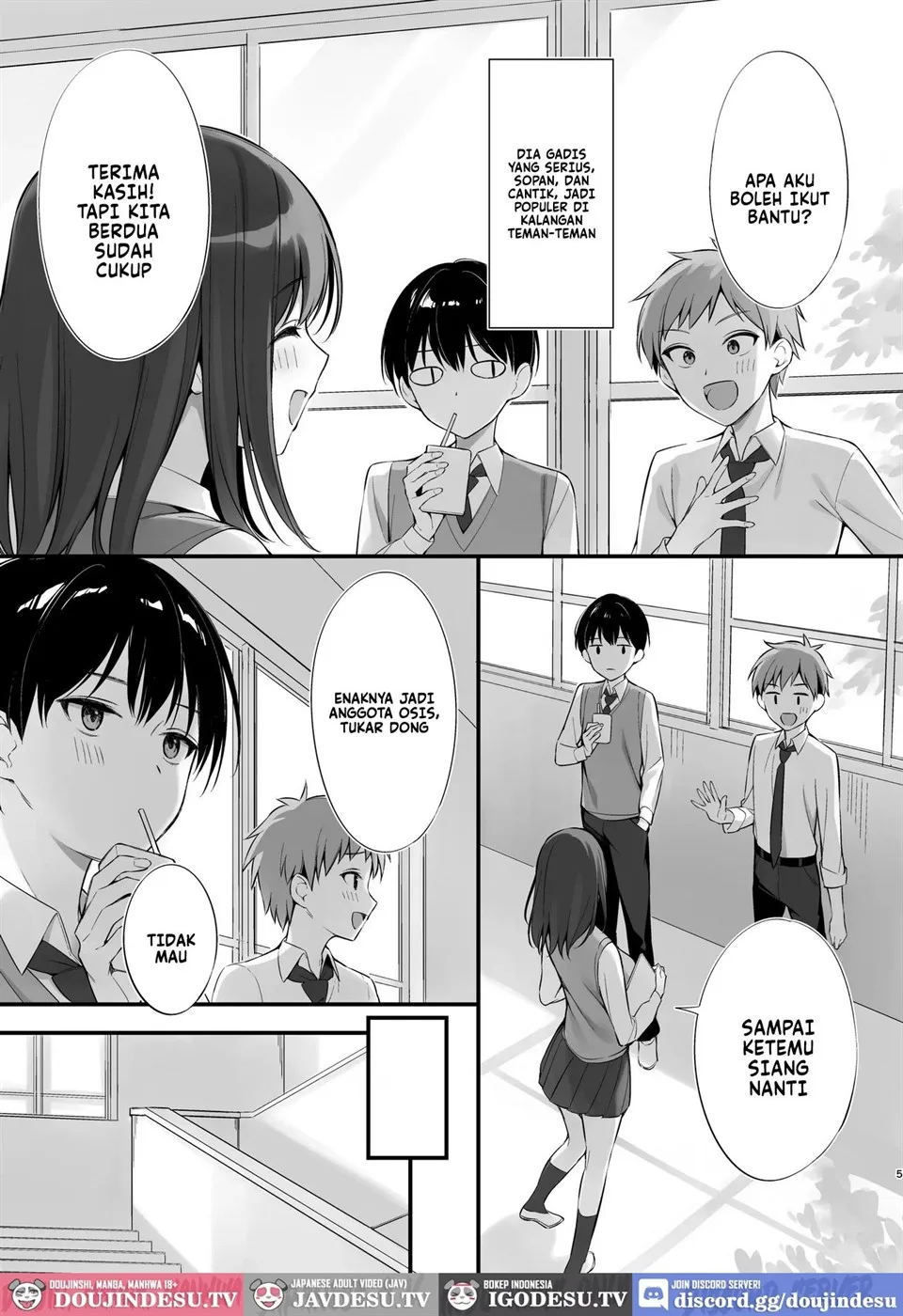 Kurasu no Seiso na Iinchou to Yari Tomo ni Natta Hanashi Chapter 1