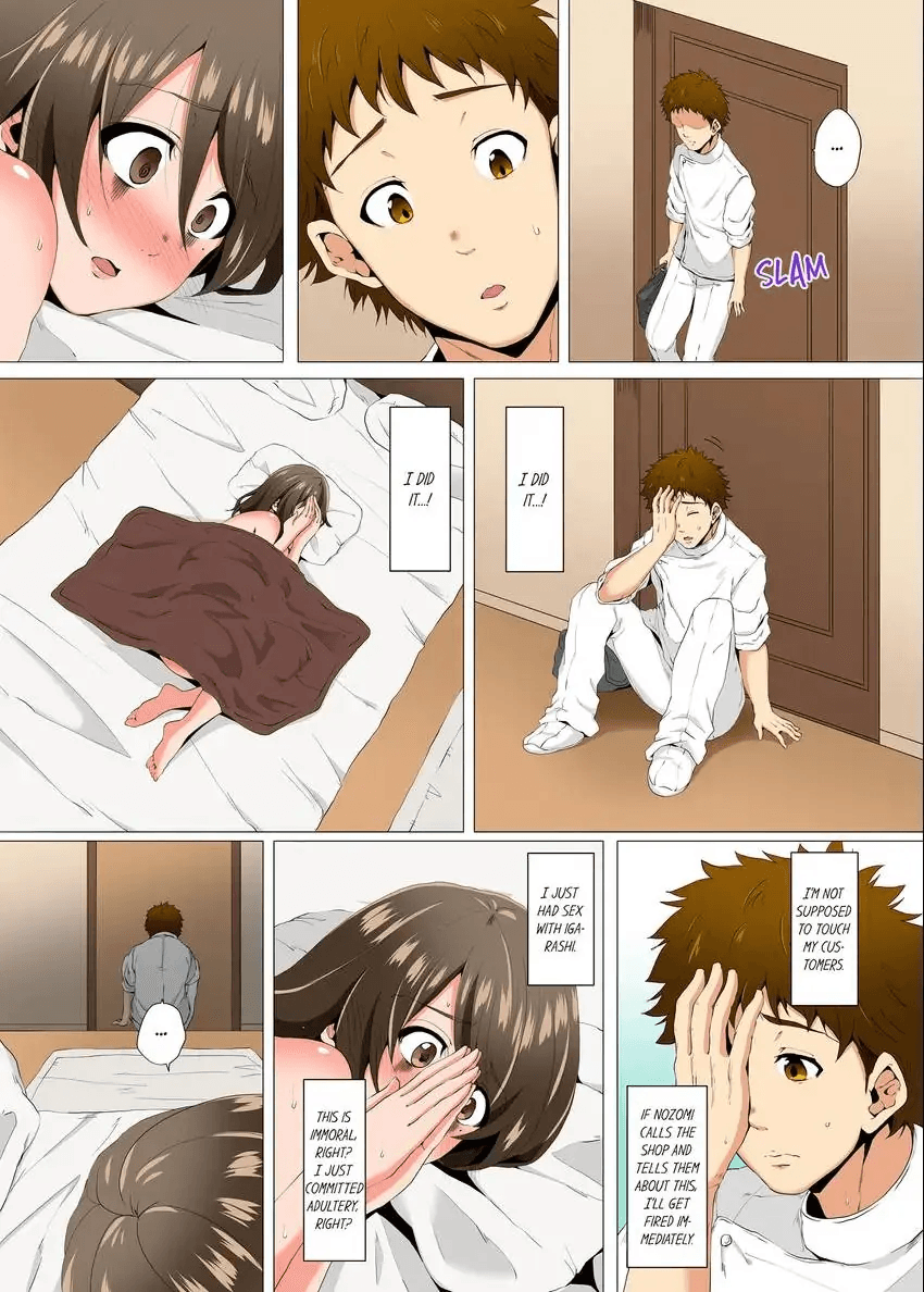 Resu Tsuma ga Seikan Esthe de "Mata… Iku…" Uneru Yubi de Oku made Hogusare 1-35
