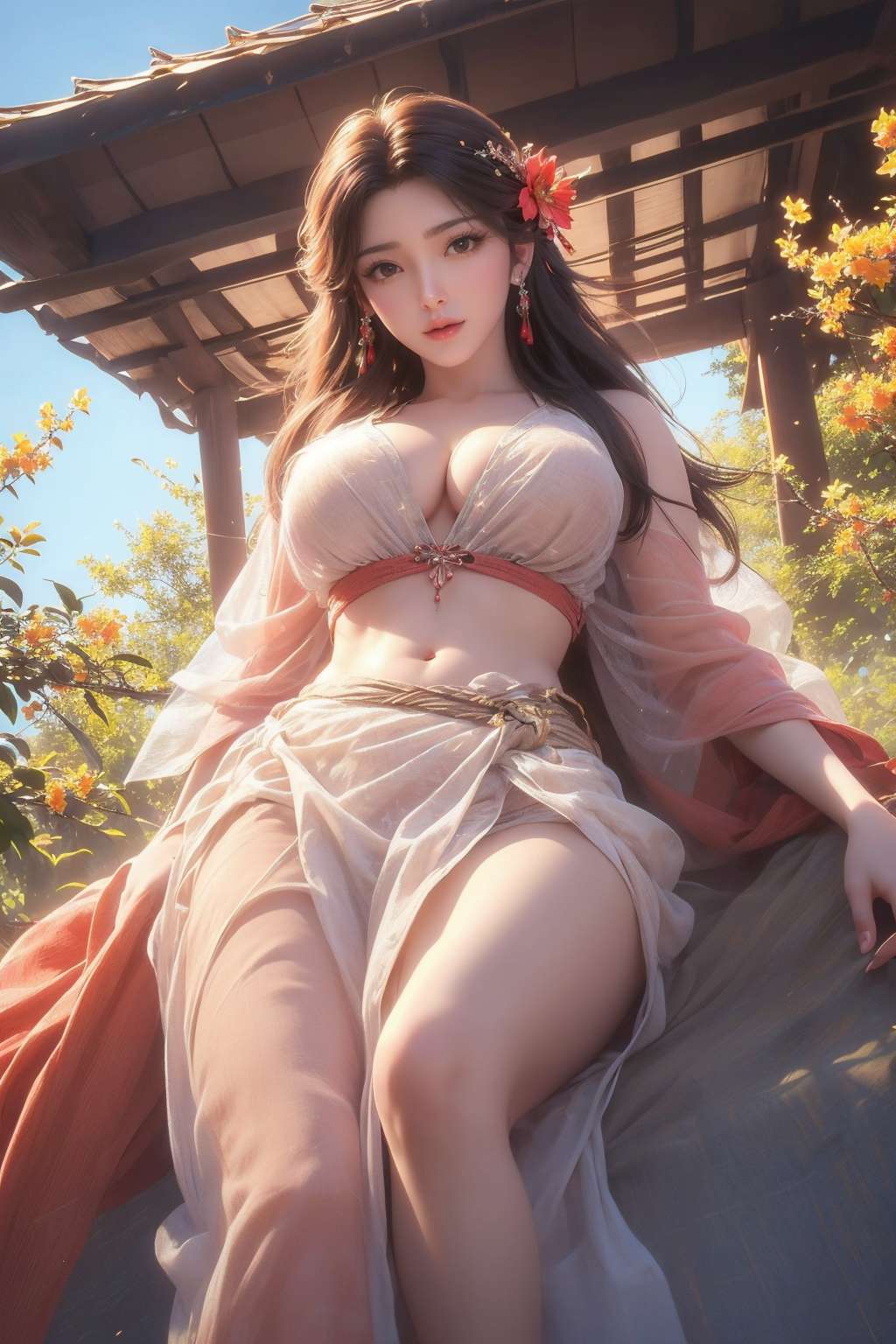 Huo Ling'er sexy girl