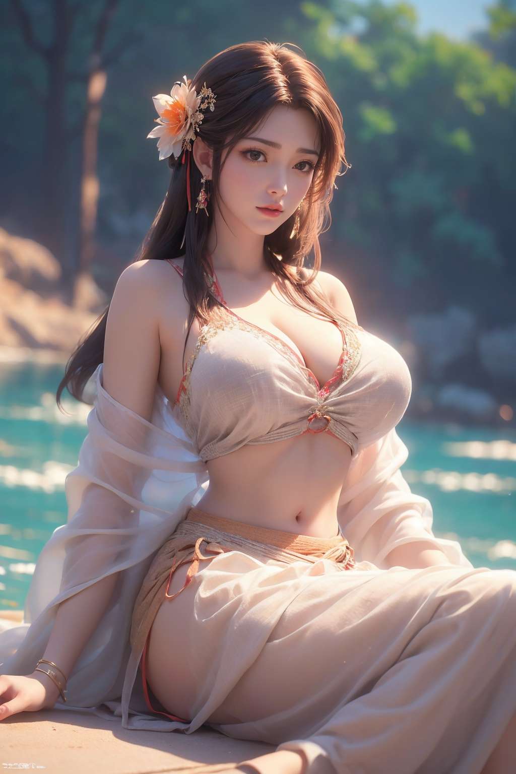 Huo Ling'er sexy girl