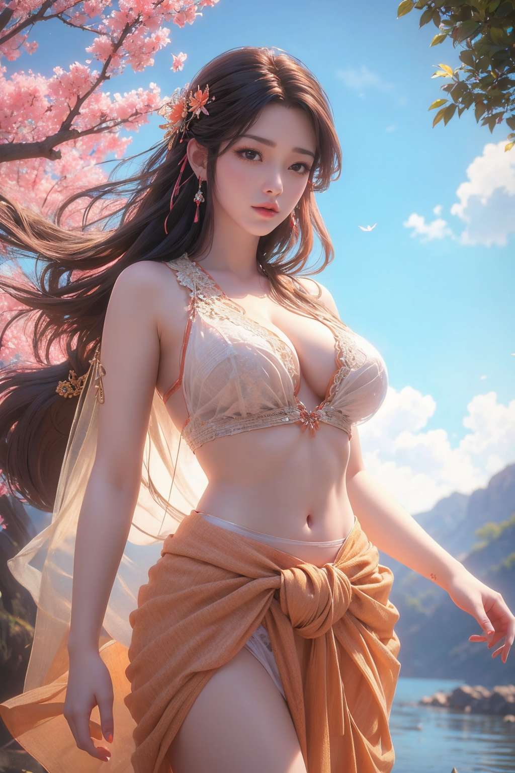 Huo Ling'er sexy girl