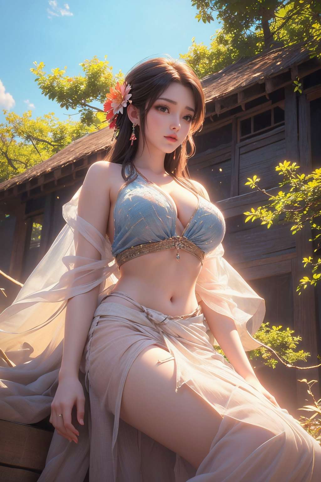 Huo Ling'er sexy girl