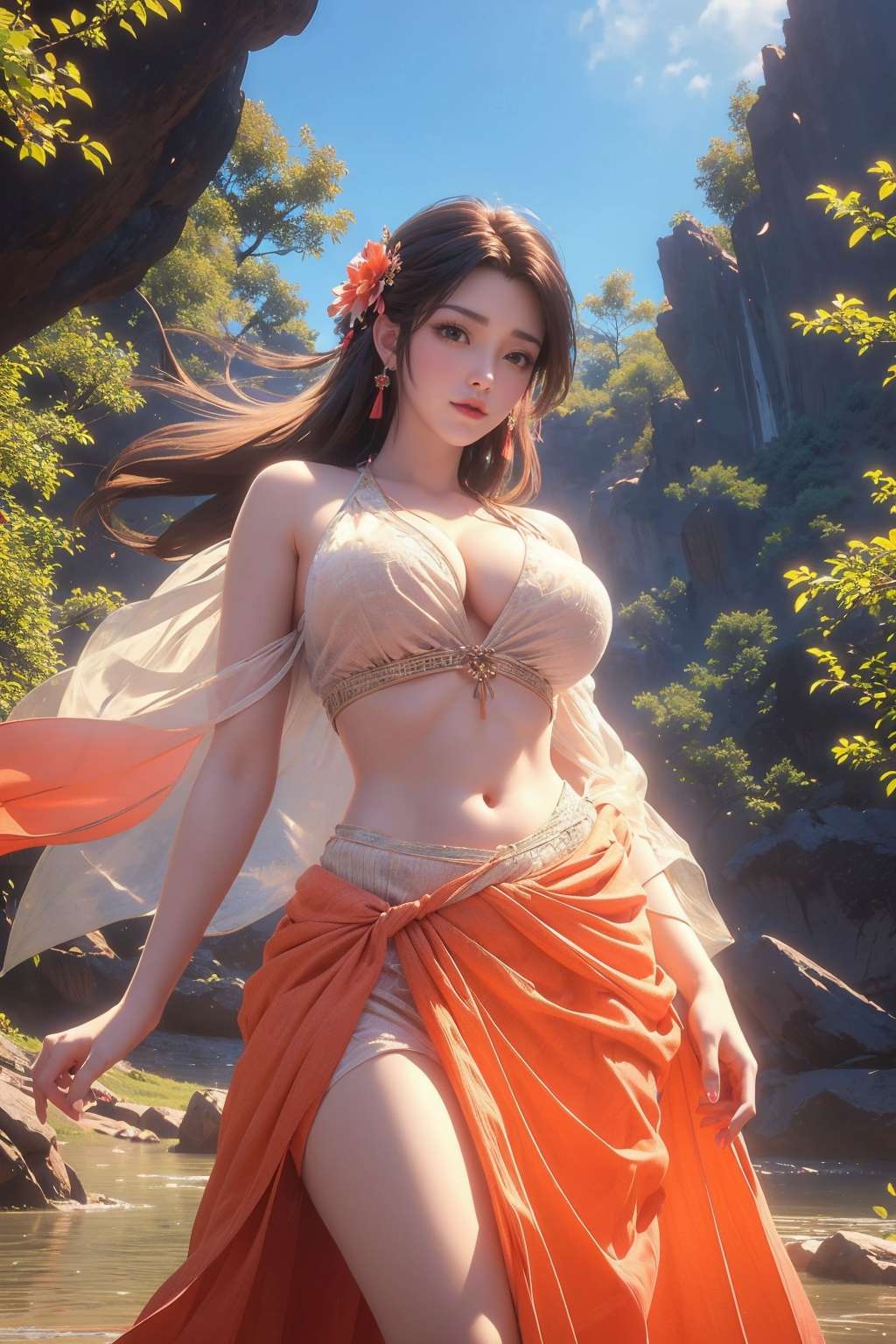 Huo Ling'er sexy girl