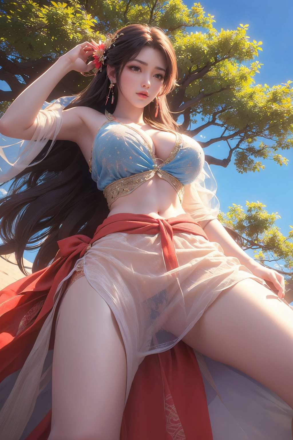 Huo Ling'er sexy girl