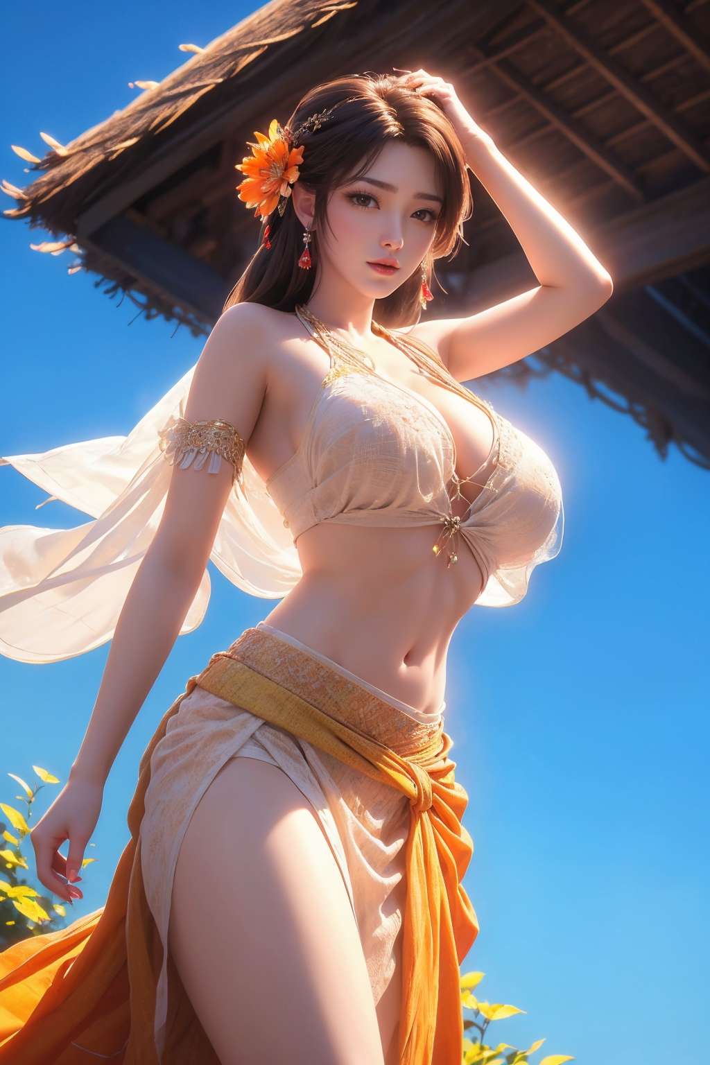 Huo Ling'er sexy girl