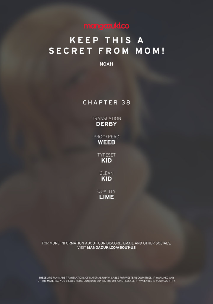 Keep it a secret from your mother!