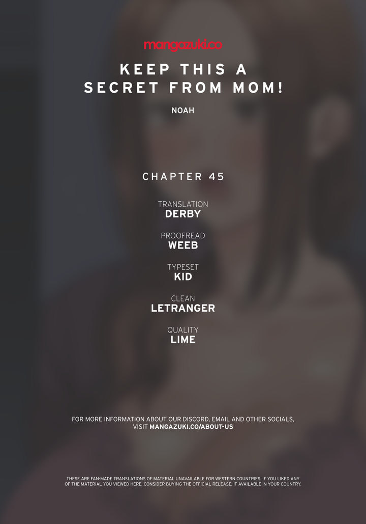 Keep it a secret from your mother!