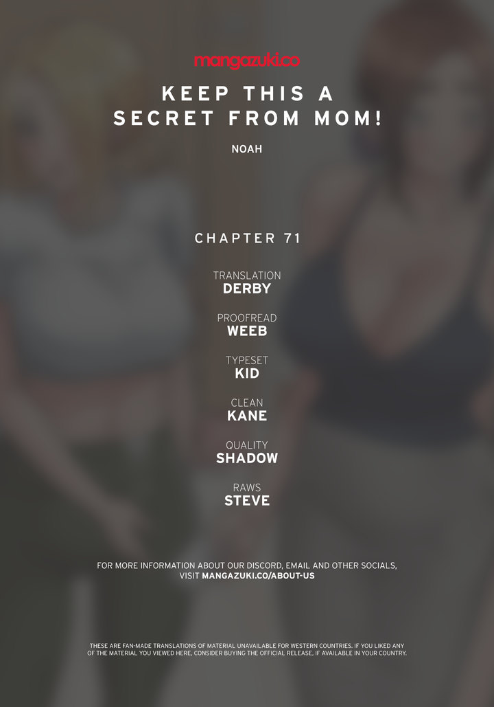 Keep it a secret from your mother!