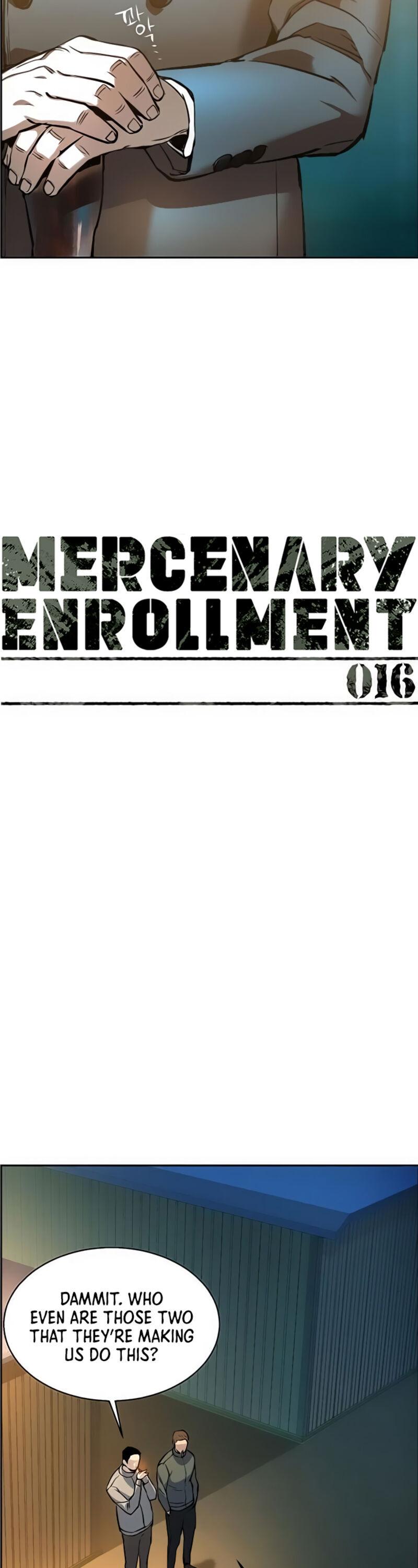 Mercenary Enrollment