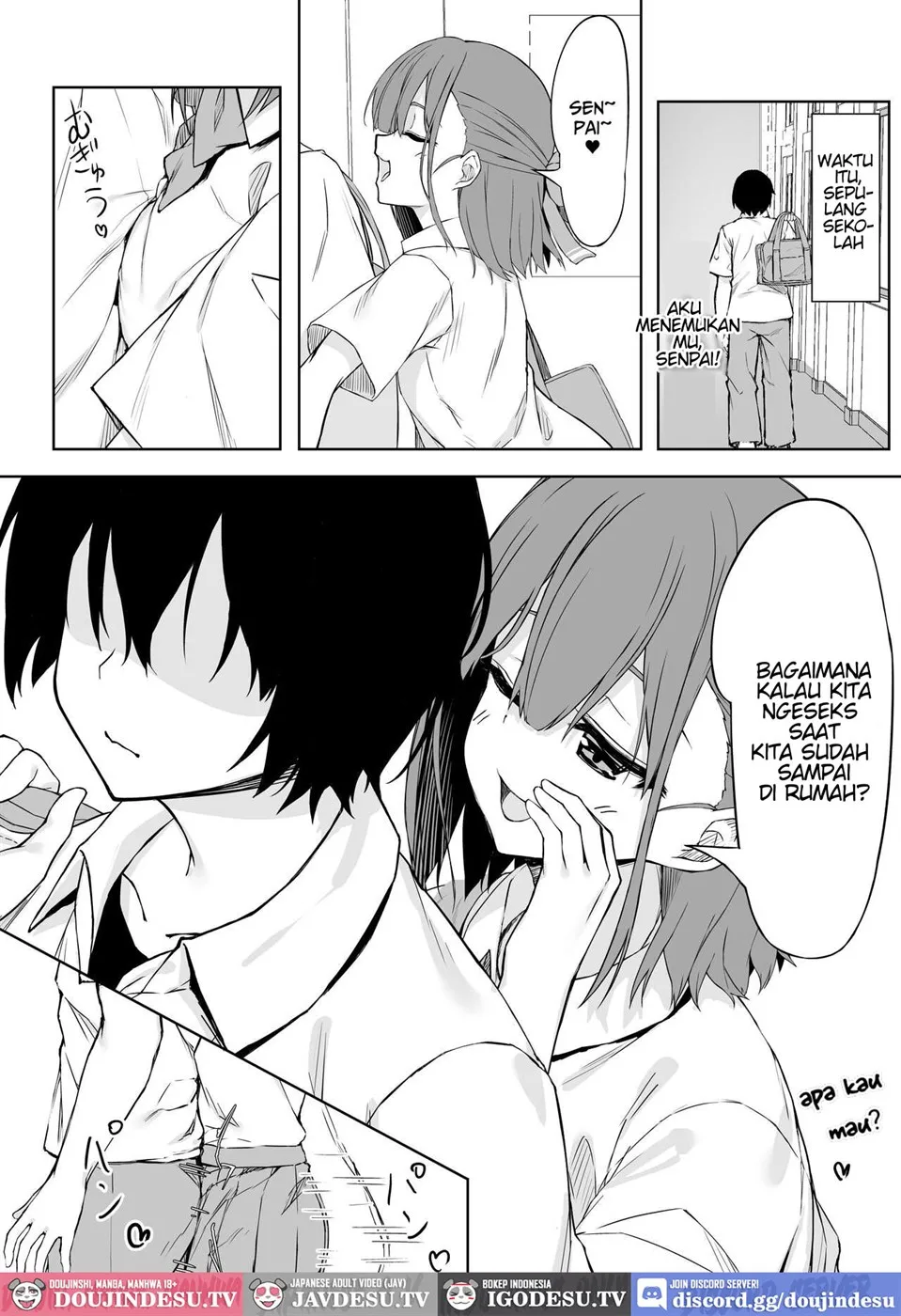 Kouhai-chan to Love Love Sex!! Chapter 1