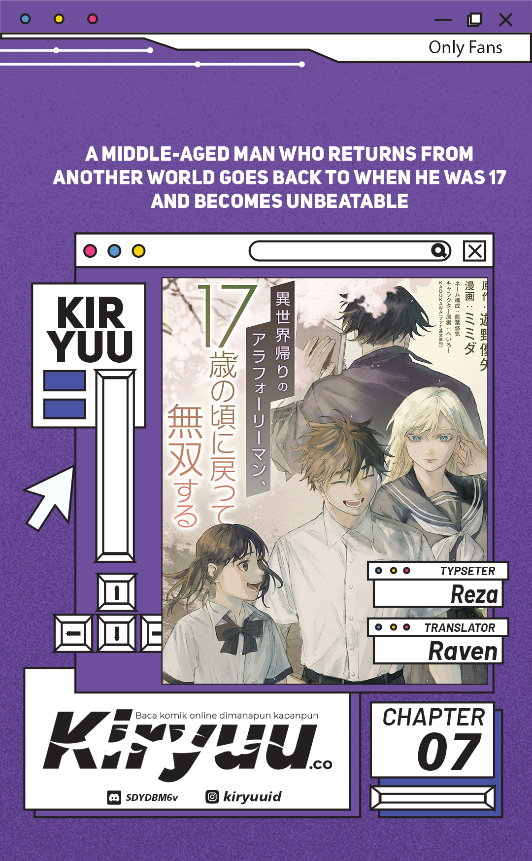 A Middle-Aged Man Who Returns From Another World Goes Back to When He Was 17 and Becomes Unbeatable