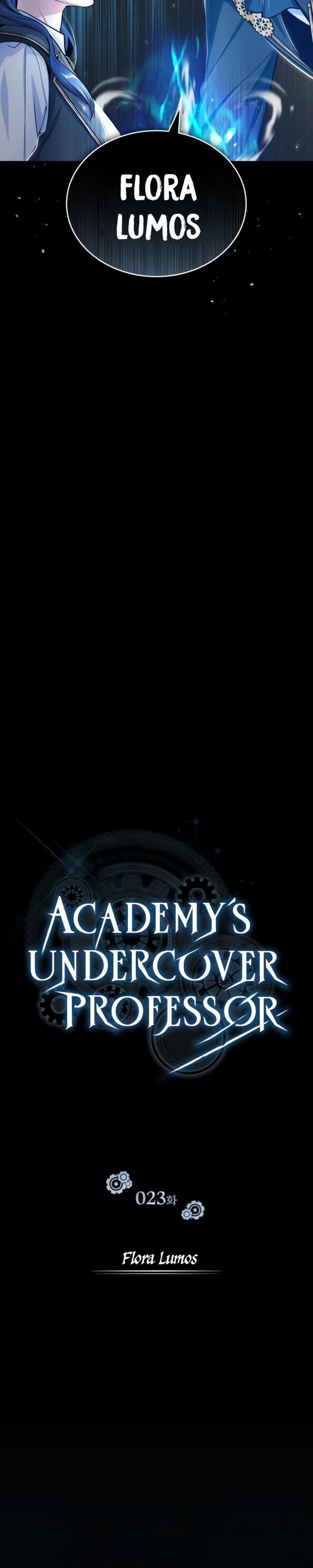 Academy’s Undercover Professor