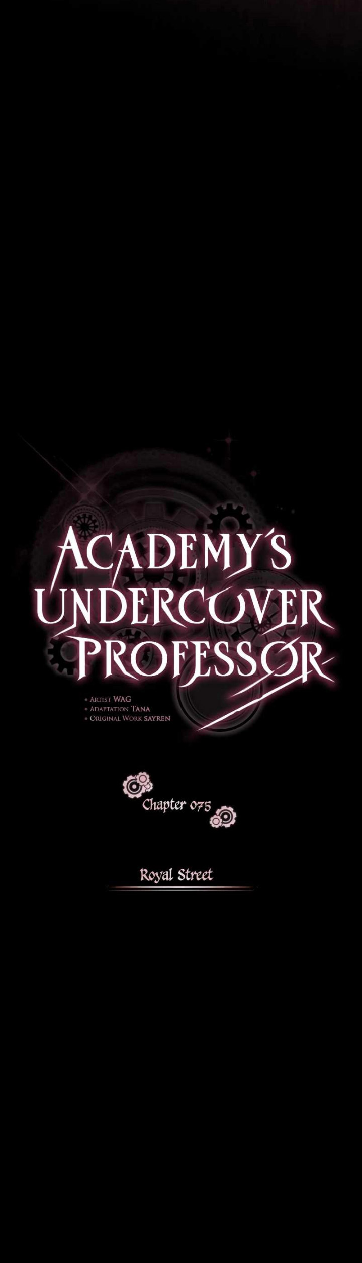 Academy’s Undercover Professor