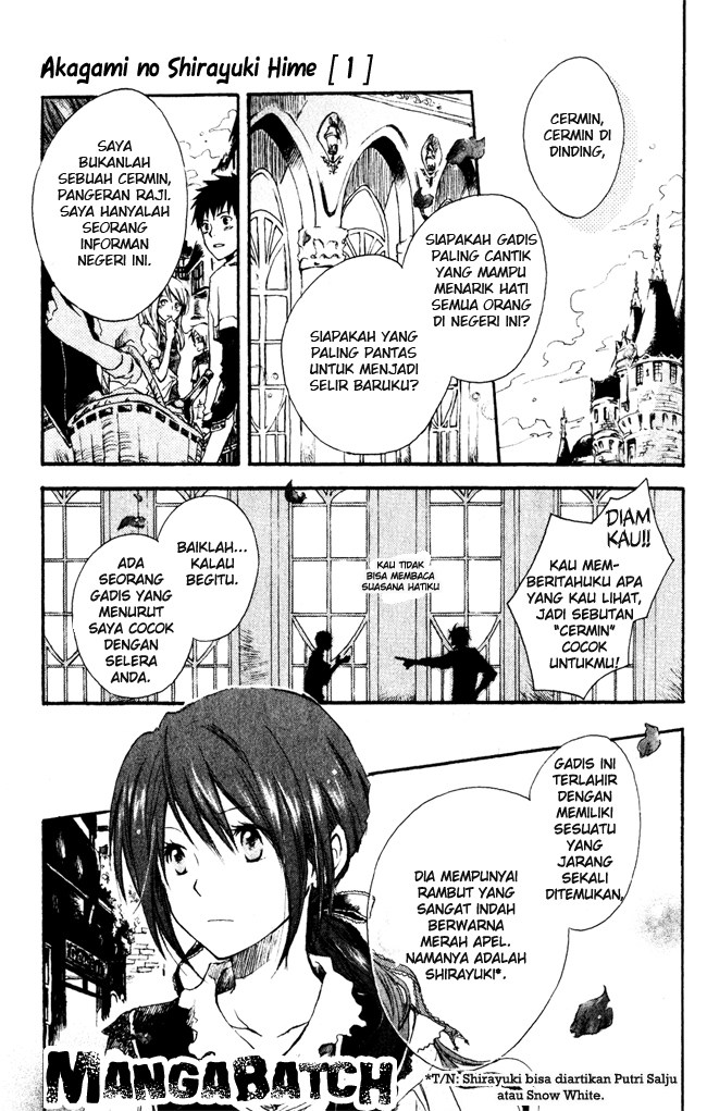 Akagami no Shirayuki-hime Chapter 1