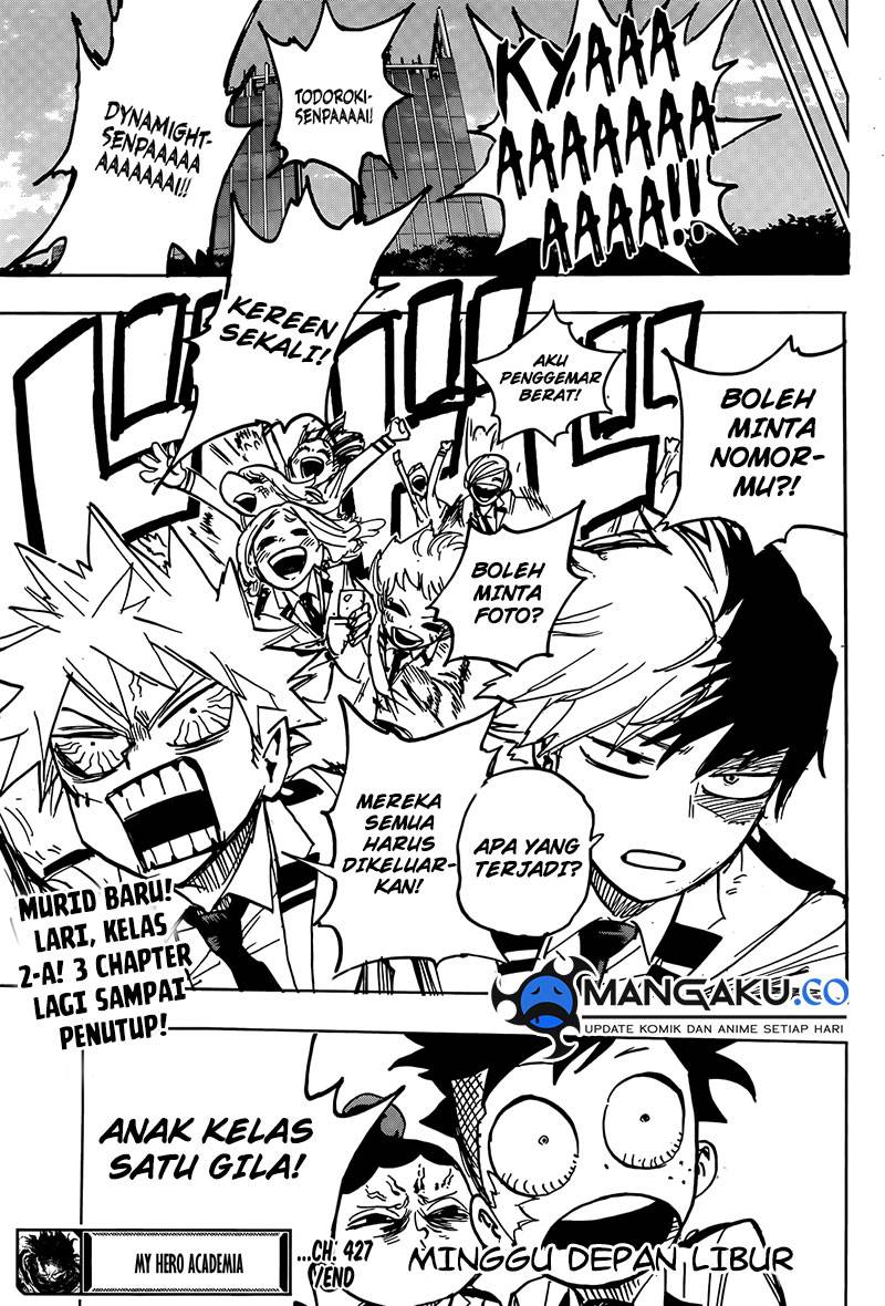 Boku no Hero Academia Chapter 427