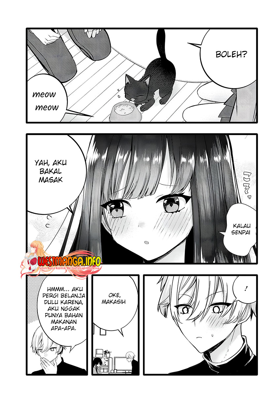 Chiteki de Cool na Kouhai Bijo, Ore no Kai Neko ni naru Chapter 15