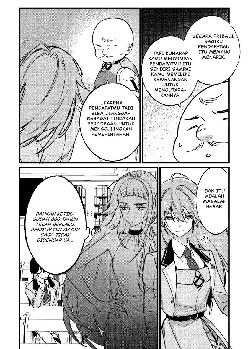 Doteihen Reijou ni Hyoui Shita 800-nen Mae no Akujo wa Hissori Seishun o Tanoshinde Iru