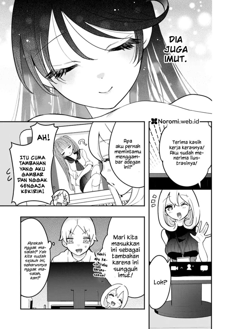 Gakuen 1 no Bishoujo wa x x Eshi no Ore ni Horeteiru!? (The Number 1 Beautiful Girl in the School is in Love With Me, the XXX Artist.) Chapter 5.2