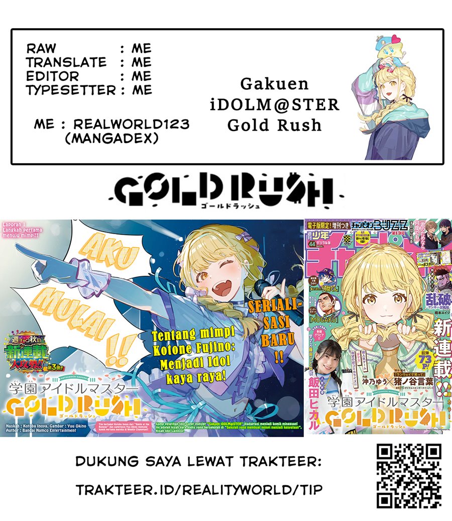 Gakuen Idolm@ster Gold Rush Chapter 9