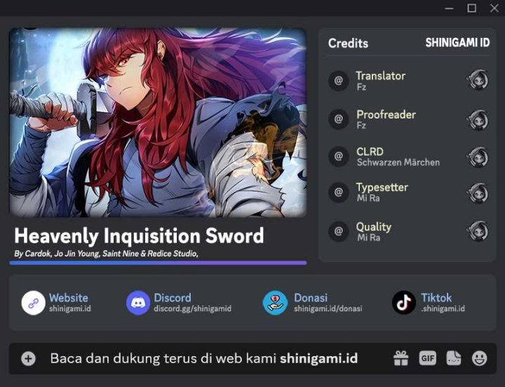 Heavenly Inquisition Sword
