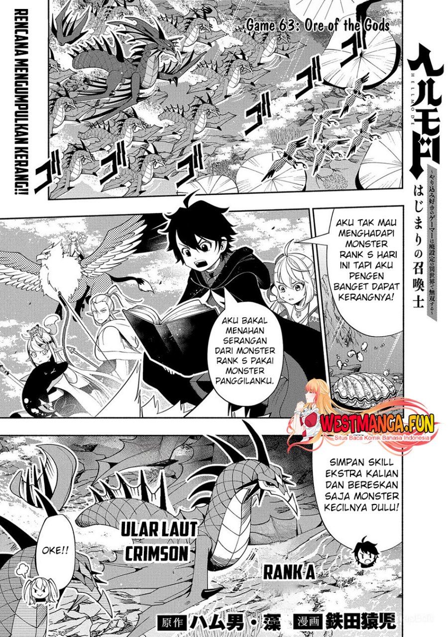 Hell Mode: Yarikomi Suki no Gamer wa Hai Settei no Isekai de Musou Suruw