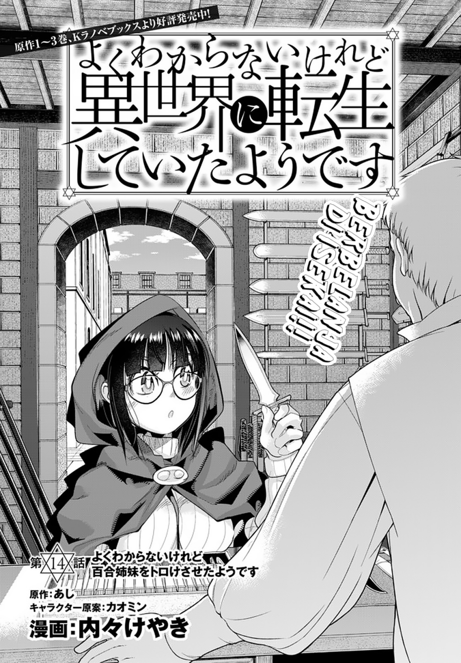 I Don’t Really Get It but It Looks Like I Was Reincarnated in Another World (Yoku Wakaranai keredo Isekai ni Tensei Shiteita You Desu)