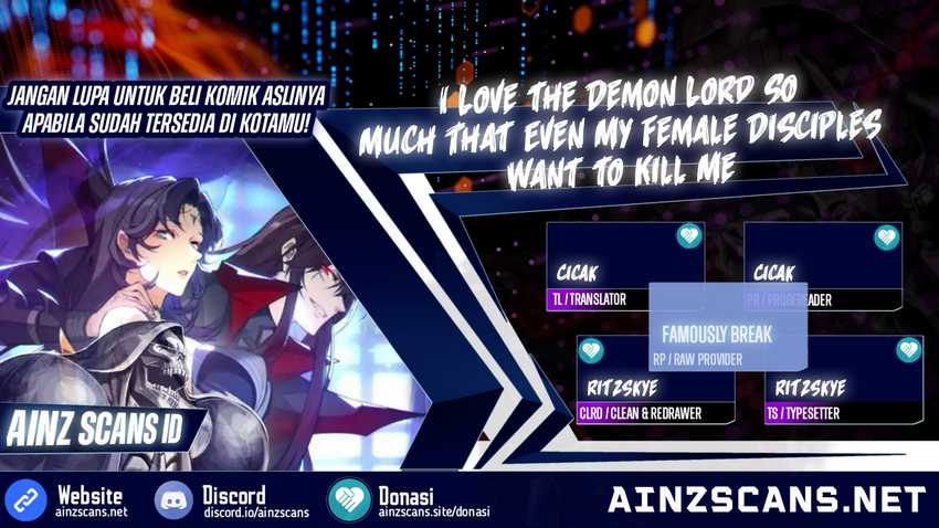 I Love the Demon Lord So Much That Even My Female Disciples Want to Kill Me