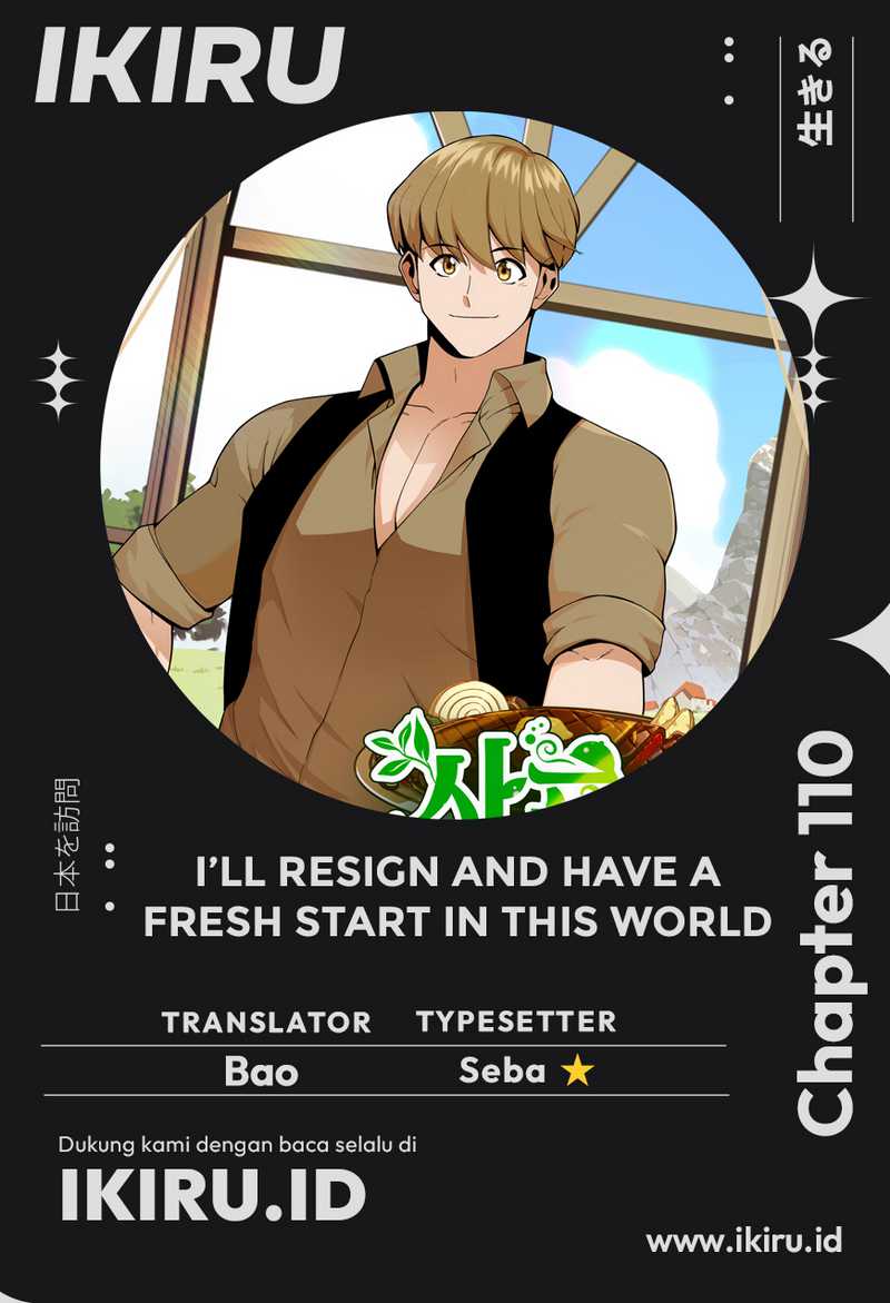 I’ll Resign and Have a Fresh Start in This World