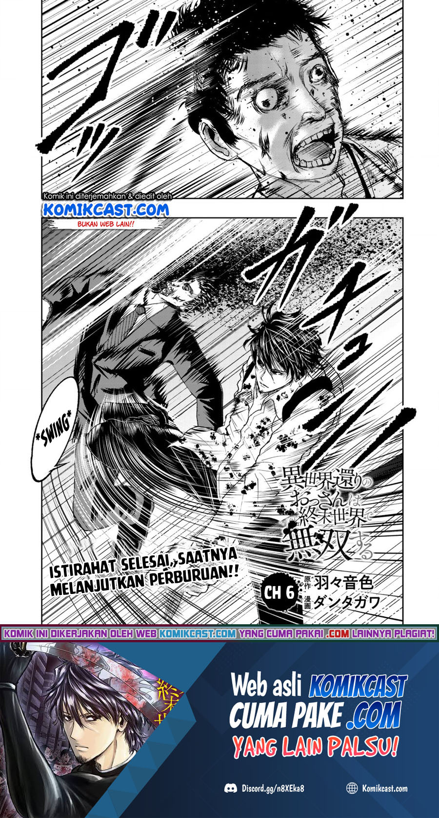 Isekai Kaeri no Ossan wa Shuumatsu de Sekai de Musou Suru