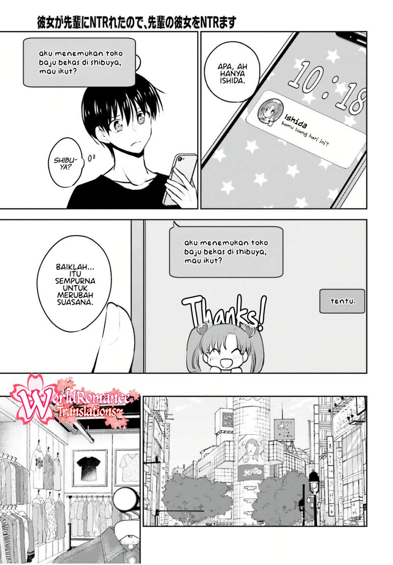 Kanojo ga Senpai ni NTR-reta no de, Senpai no Kanojo wo NTR-masu Chapter 7