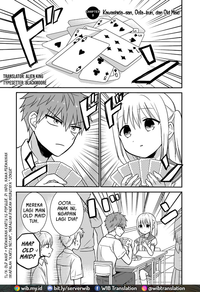 Kao ni denai Kashiwada-san to Kao ni deru Ota-kun Chapter 3