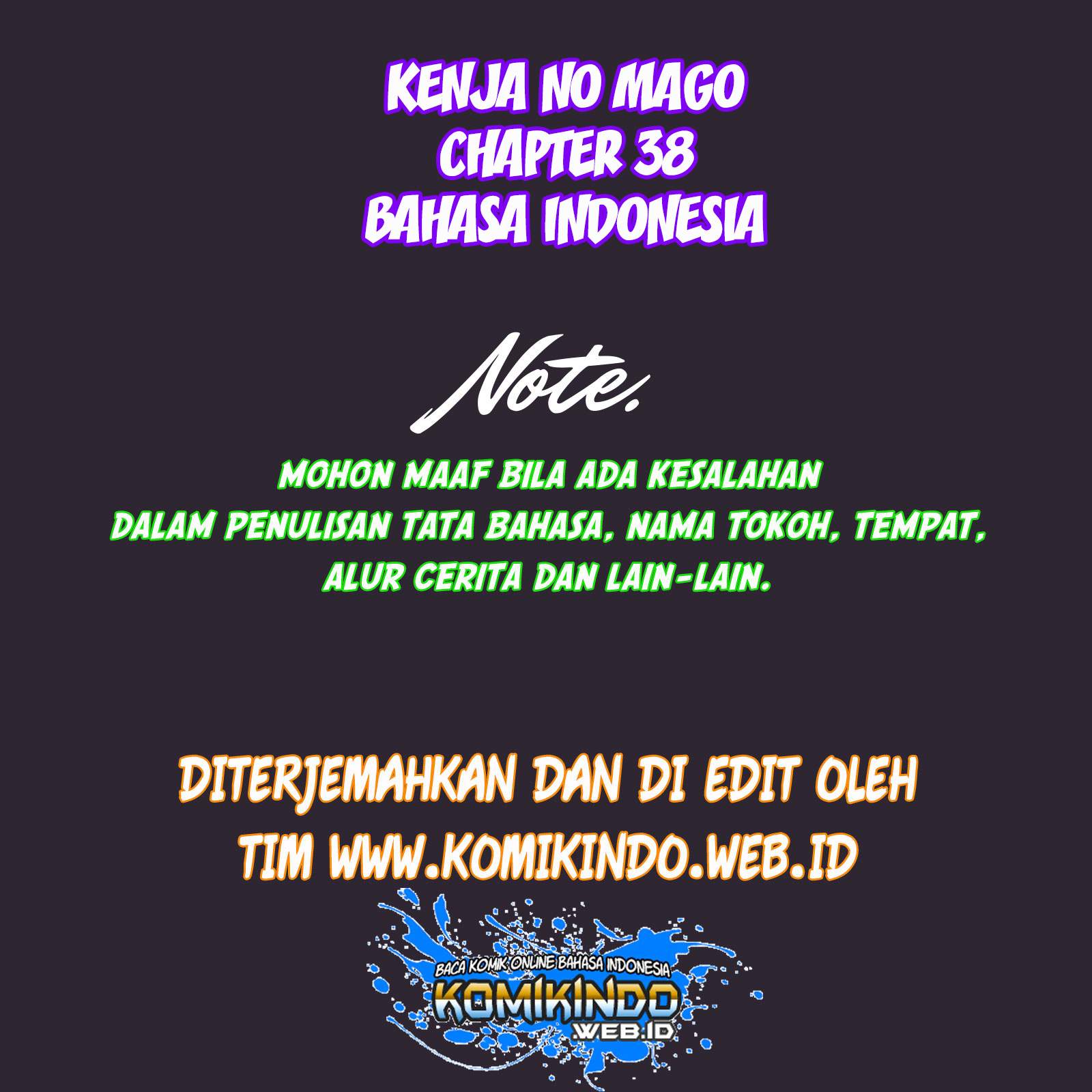 Kenja no Mago