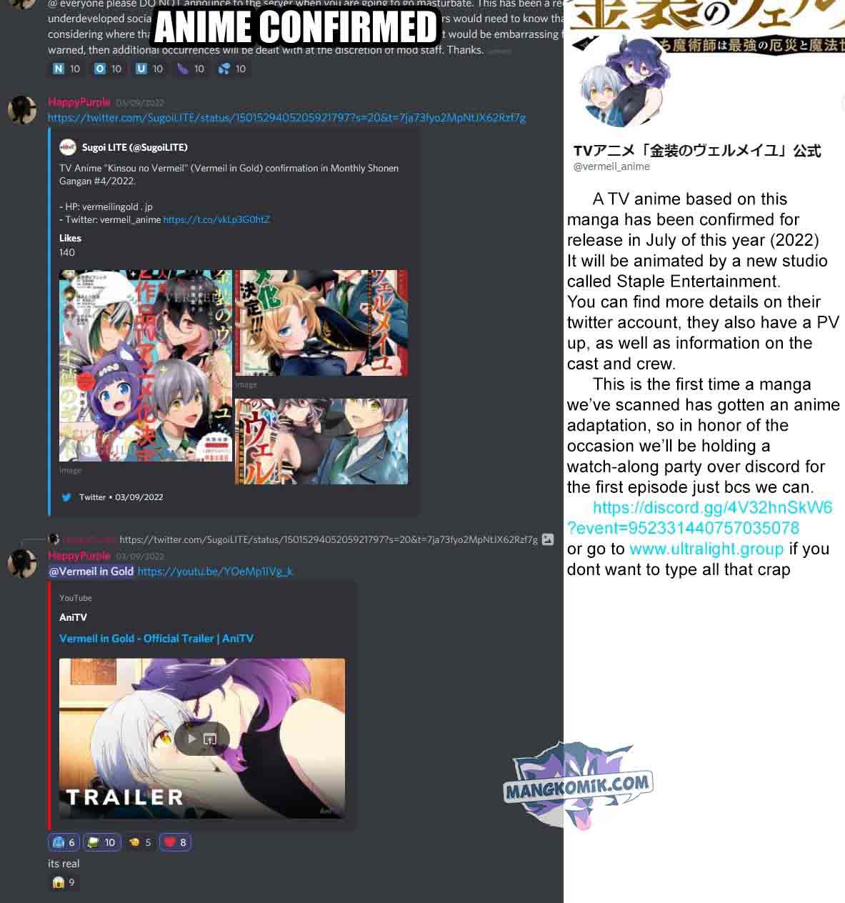 Kinsou no Vermeil – Gakeppuchi Majutshi wa Saikyou no Yakusai to Mahou Sekai o Tsukisusumu