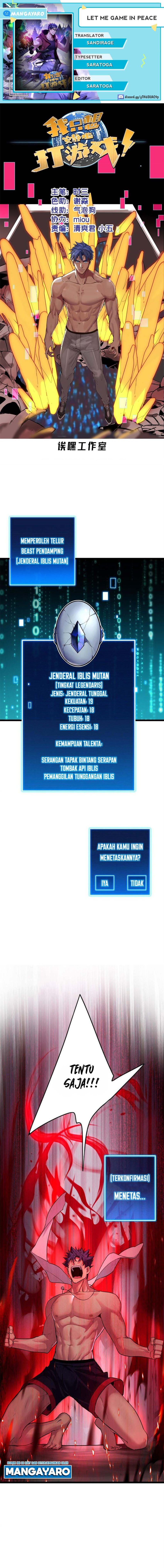Let Me Game In Peace